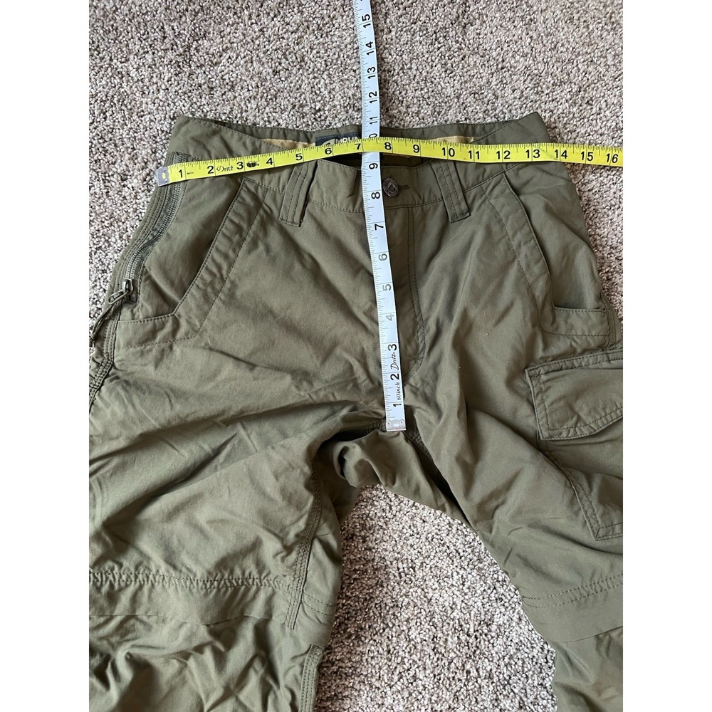 Mountain Khakis Lightweight Convertible Cargo Pants Green Men's Size 28x29 - Picture 3 of 8